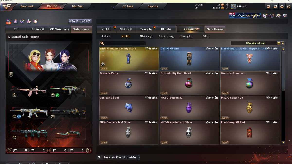 shop acc cf uy tin gia re